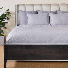 Carregar imagem no visualizador da galeria, Bamboo Duvet Cover with Shams, 3pc - Platinum Geo
