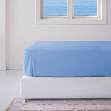Load image into Gallery viewer, Bamboo Fitted Sheet - Ocean
