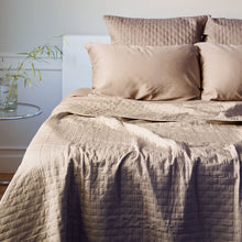 Load image into Gallery viewer, Bamboo Quilted Coverlet- Champagne - Final Sale/No Returns
