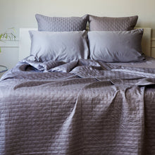 Load image into Gallery viewer, Bamboo Quilted Coverlet - Platinum
