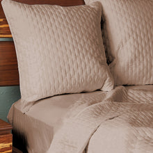 Load image into Gallery viewer, Bamboo Quilted Euro Sham 1 Piece - Champagne - Final Sale/No Returns

