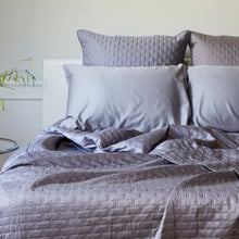 Load image into Gallery viewer, Bamboo Quilted Euro Sham 1 Piece - Platinum
