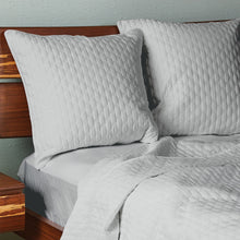 Load image into Gallery viewer, Bamboo Quilted Euro Sham 1 Piece - Stone
