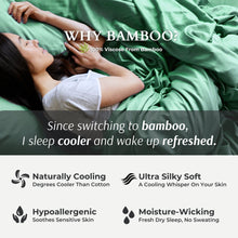 Carregar imagem no visualizador da galeria, Bamboo Bed Sheet Set - Seaglass
