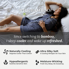 Carregar imagem no visualizador da galeria, Bamboo Bed Sheet Set - White
