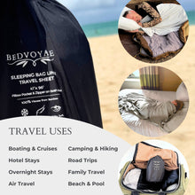 Load image into Gallery viewer, Bamboo Travel Sleeping Bag Liner
