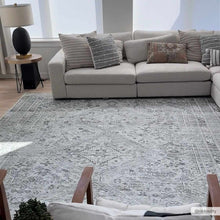 Load image into Gallery viewer, Barny Sage Flat Pile Washable Rug
