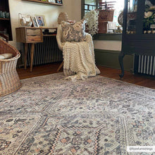 Load image into Gallery viewer, Barny Tan Flat Pile Washable Area Rug
