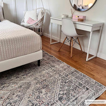 Load image into Gallery viewer, Barny Tan Flat Pile Washable Area Rug
