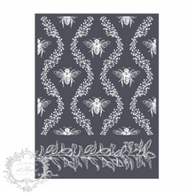 Load image into Gallery viewer, Bee and Vine - Mesh Stencil 9x12

