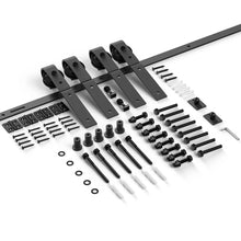 Carregar imagem no visualizador da galeria, Bi-Folding Sliding Barn Door Hardware Track Kit (No Door)
