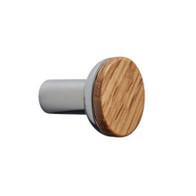 Cargar imagen en el visor de la galería, Chrome and Wood &quot;Bis&quot; Cabinet Knob and Drawer Handle
