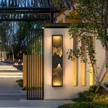 Load image into Gallery viewer, Black Outdoor Original Design Waterproof Wall Light For Garden, Courtyard
