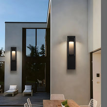 Load image into Gallery viewer, Black/Bronze Outdoor Waterproof LED Aluminum Wall Light With Motion Sensor
