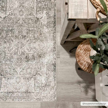 Load image into Gallery viewer, Hera Olive Boutique Washable Rug

