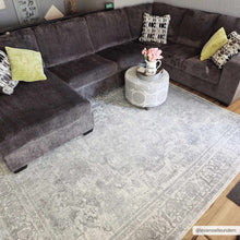 Load image into Gallery viewer, Blue Hiti Washable area rug - Clearance
