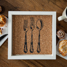 Load image into Gallery viewer, Place Setting Bon Appetit - Mesh Stencil 18x12
