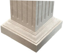 Load image into Gallery viewer, Botticino Beige Marble Italian Hand-carved Column (W)20&quot; (L)20&quot; (H)95&quot;
