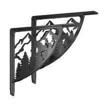 Carregar imagem no visualizador da galeria, Bull&#39;s Bay Heavy Duty Steel Brackets for Shelving
