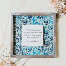 Carregar imagem no visualizador da galeria, But First, Flowers - Mesh Stencil 12x12
