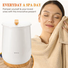 Cargar imagen en el visor de la galería, Towel Warmers, Luxury Bucket Towel Warmer, Large Towel Warmer for Bathroom, Auto Shut Off, Fits Up to Two 40&quot;X70&quot; Oversized Towels, Bathrobes, Blanket
