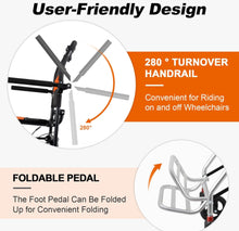 Carregar imagem no visualizador da galeria, Ultra-Light Transport Wheelchair - Folding Portable Wheelchair with Hand Brake - Trolleys for Elderly Aircraft Travel with Bag
