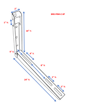 Load image into Gallery viewer, Folding Mounting Bracket for Mini Split Unit with Leveler
