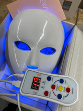 Load image into Gallery viewer, NEWKEY Blue Light Therapy for Acne, 7 Colors LED Face Mask Light Therapy, Blue Red Light Therapy Mask for Wrinkle Acne - Photon Skin Care Beauty Masks
