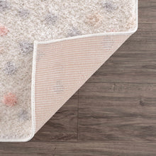 Carregar imagem no visualizador da galeria, Cansu Pink &amp; Cream Dotted Area Rug
