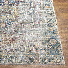 Carregar imagem no visualizador da galeria, Blue Catigpian Distressed Washable Area Rug - Clearance

