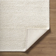 Cargar imagen en el visor de la galería, Clayne Beige Premium Wool Area Rug
