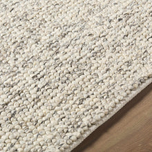 Cargar imagen en el visor de la galería, Clayne Beige &amp; Charcoal Premium Wool Area Rug
