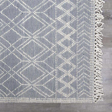 Load image into Gallery viewer, Ramsbury Denim Blue Wool Rug
