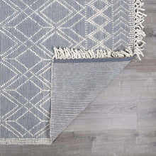 Load image into Gallery viewer, Ramsbury Denim Blue Wool Rug
