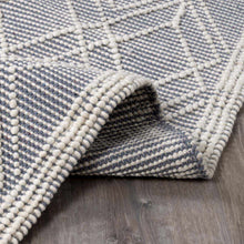 Load image into Gallery viewer, Ramsbury Denim Blue Wool Rug
