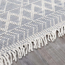 Load image into Gallery viewer, Ramsbury Denim Blue Wool Rug
