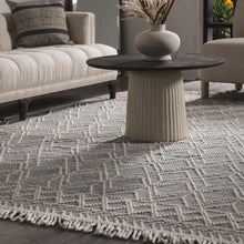 Load image into Gallery viewer, Ramsbury Denim Blue Wool Rug

