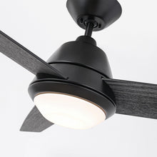 Load image into Gallery viewer, 52&quot; 4 Speed Wall Control Ceiling Fan with LED Lighting
