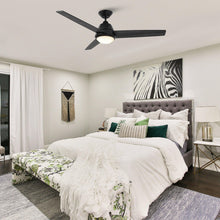 Load image into Gallery viewer, 52&quot; 4 Speed Wall Control Ceiling Fan with LED Lighting
