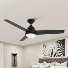 Load image into Gallery viewer, 52&quot; 4 Speed Wall Control Ceiling Fan with LED Lighting
