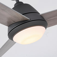 Load image into Gallery viewer, 52&quot; 4 Speed Wall Control Ceiling Fan with LED Lighting
