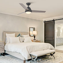 Load image into Gallery viewer, 52&quot; 4 Speed Wall Control Ceiling Fan with LED Lighting
