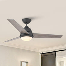 Load image into Gallery viewer, 52&quot; 4 Speed Wall Control Ceiling Fan with LED Lighting
