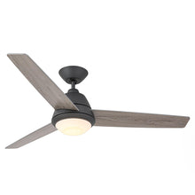 Load image into Gallery viewer, 52&quot; 4 Speed Wall Control Ceiling Fan with LED Lighting

