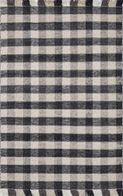 Cargar imagen en el visor de la galería, Chilliwack Gray Plaid Wool Rug
