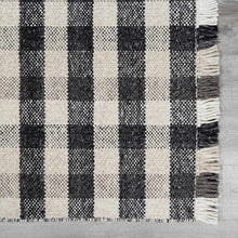 Cargar imagen en el visor de la galería, Chilliwack Gray Plaid Wool Rug
