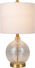 Load image into Gallery viewer, Ciel Contemporary Glass Textured Table Lamp
