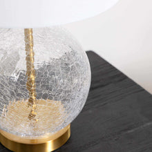 Load image into Gallery viewer, Ciel Contemporary Glass Textured Table Lamp
