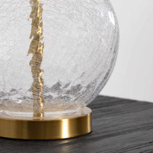 Load image into Gallery viewer, Ciel Contemporary Glass Textured Table Lamp
