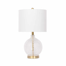 Load image into Gallery viewer, Ciel Contemporary Glass Textured Table Lamp
